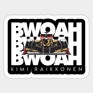 Bwoah Kimi Raikkonen Sticker